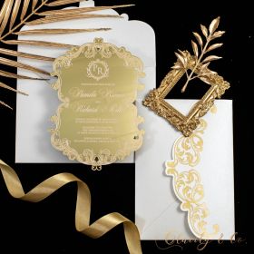Clear Acrylic Wedding Table Sign - Welcome to Our Wedding
