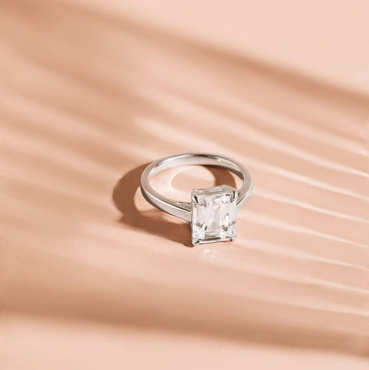 4 Prong Emerald Ring