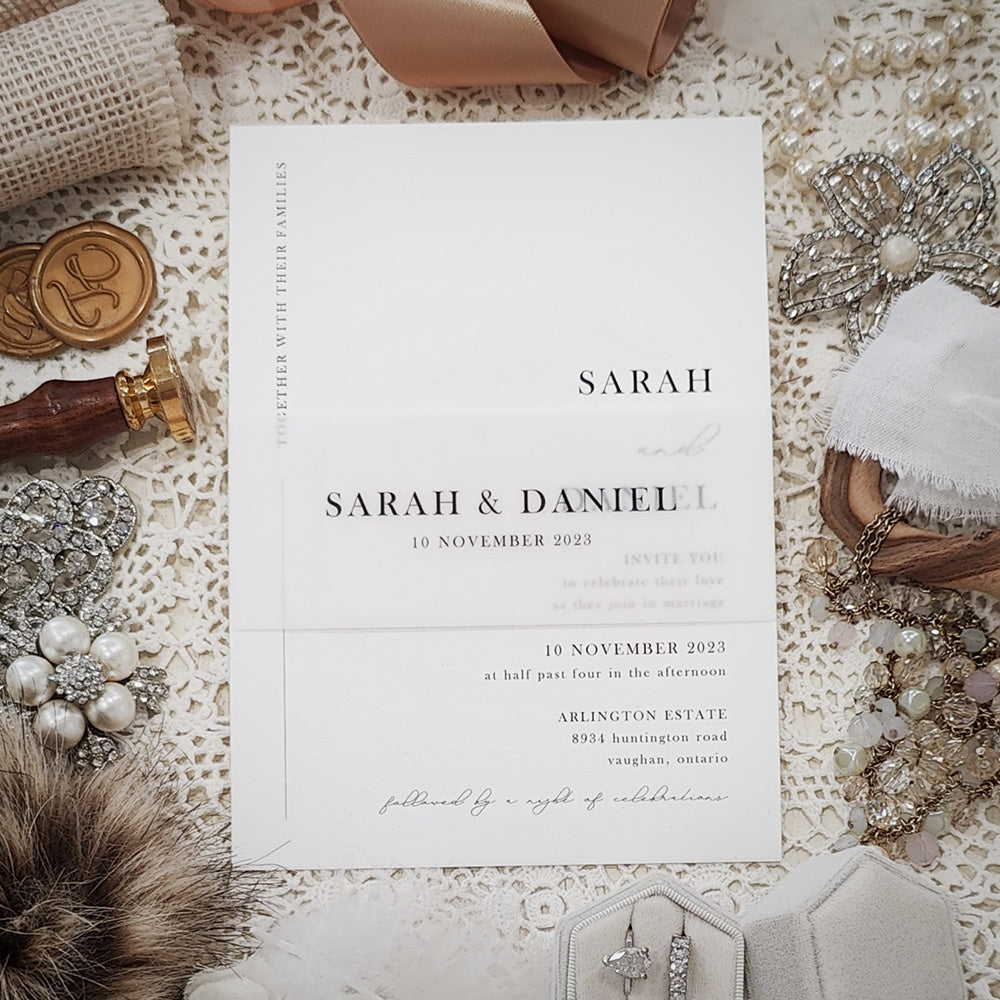 Affordable Custom Wedding Invitation 3000