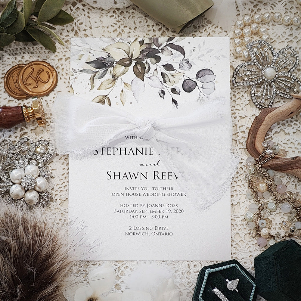 Affordable Custom Wedding Invitation 3002