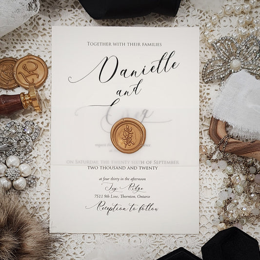 Affordable Custom Wedding Invitation 3030