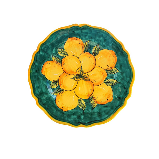 Hand Painted Mural Wall Plate