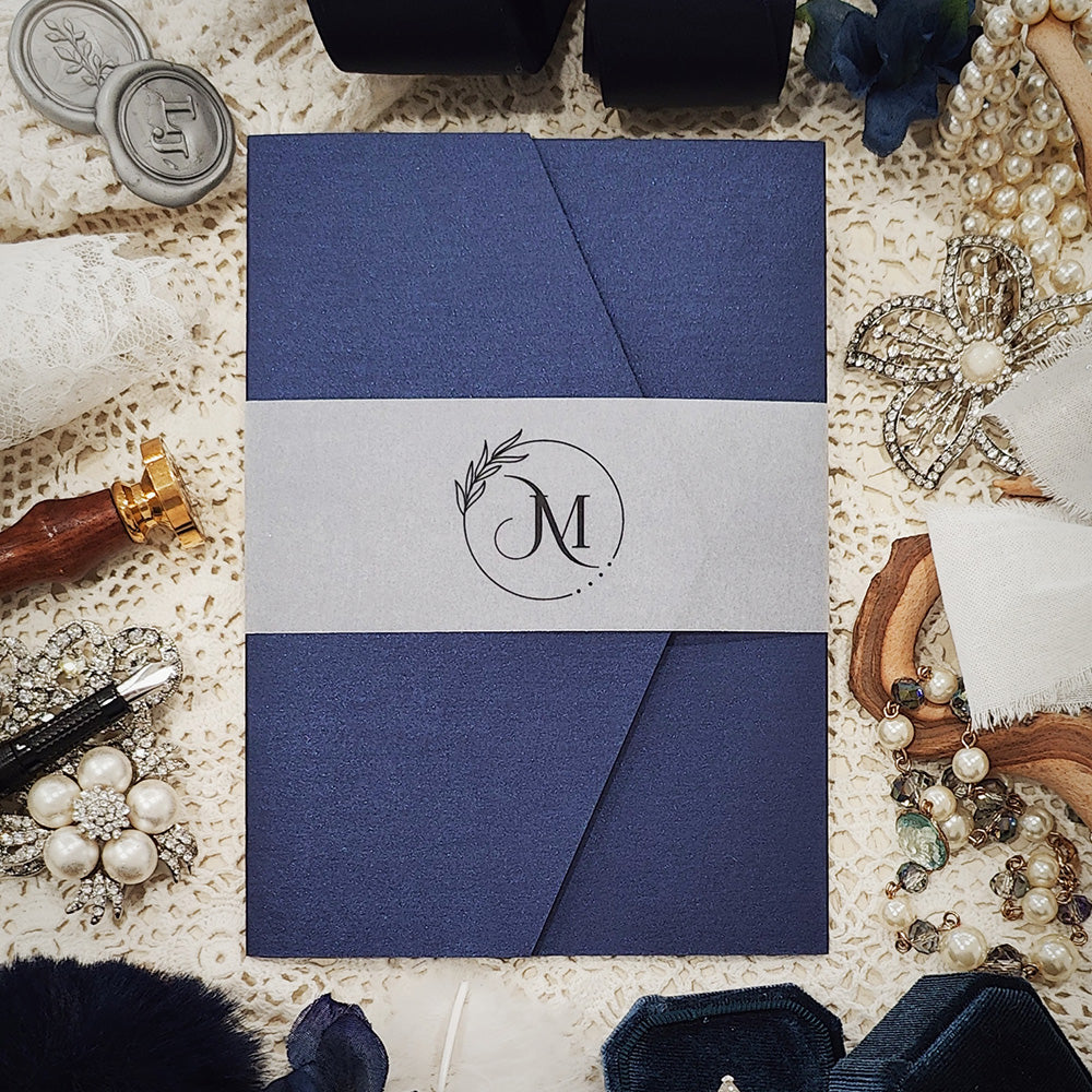 Pocketfold Wedding Invitation 3112