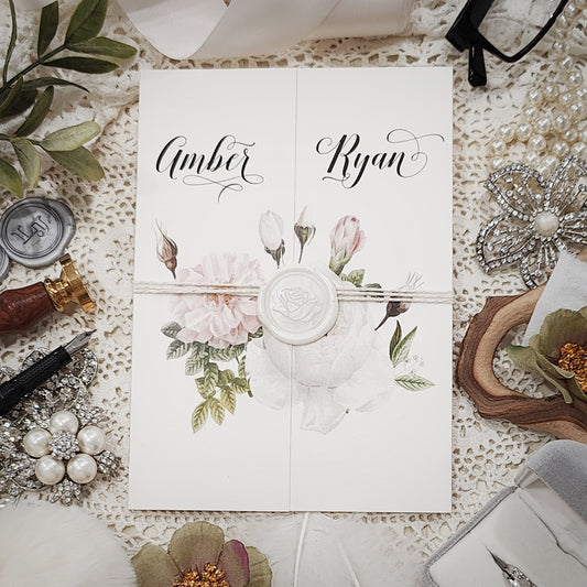 Gatefold Wedding Invitation 3304