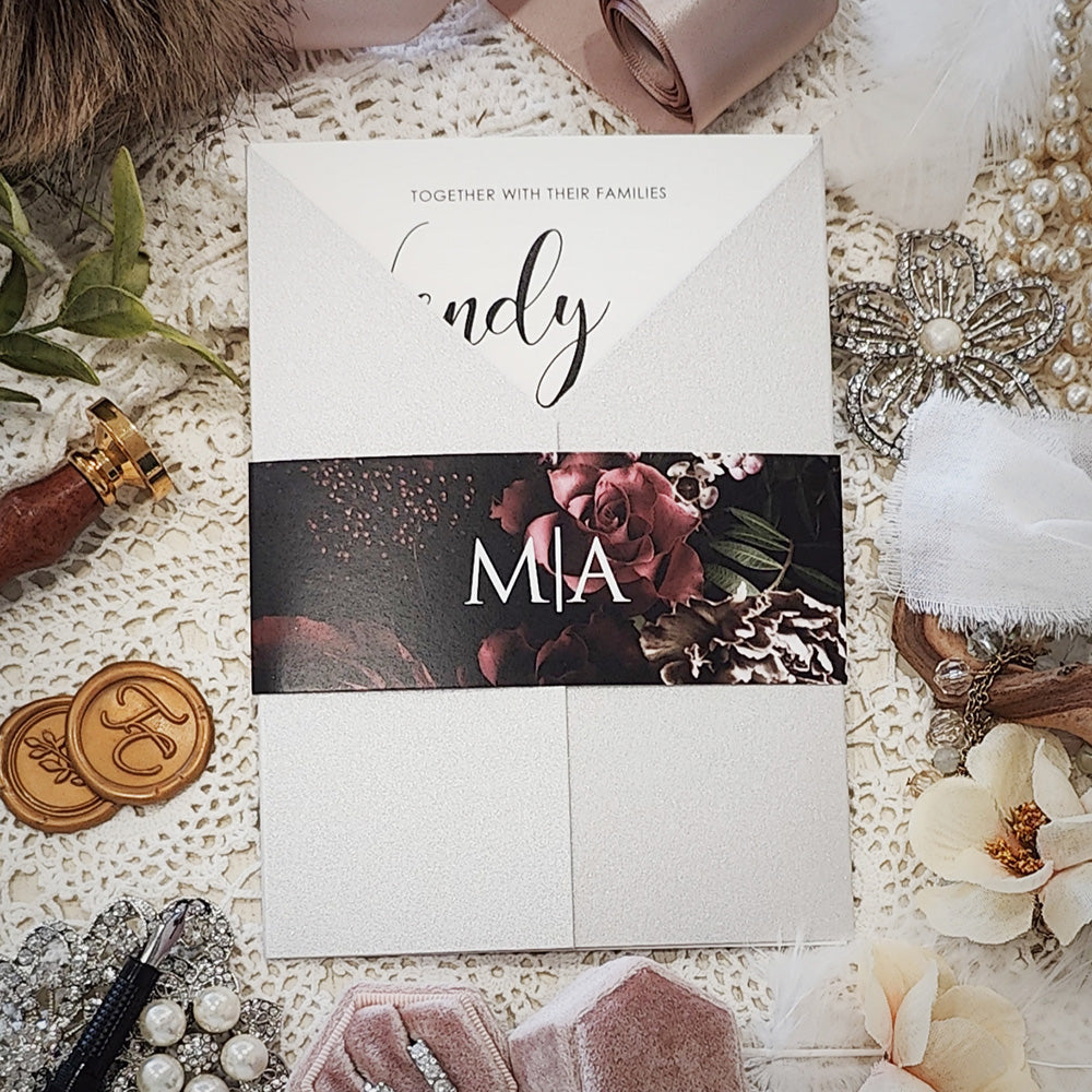 Gatefold Wedding Invitation 3311