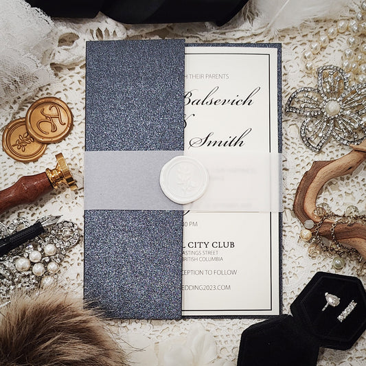 Gatefold Wedding Invitation 3313