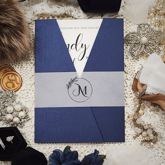 Gatefold Wedding Invitation 3319