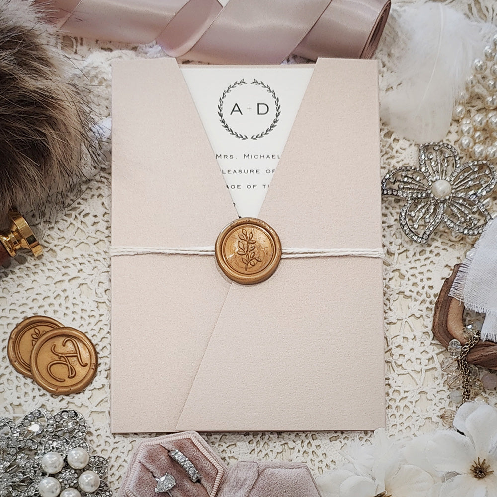 Gatefold Wedding Invitation 3320