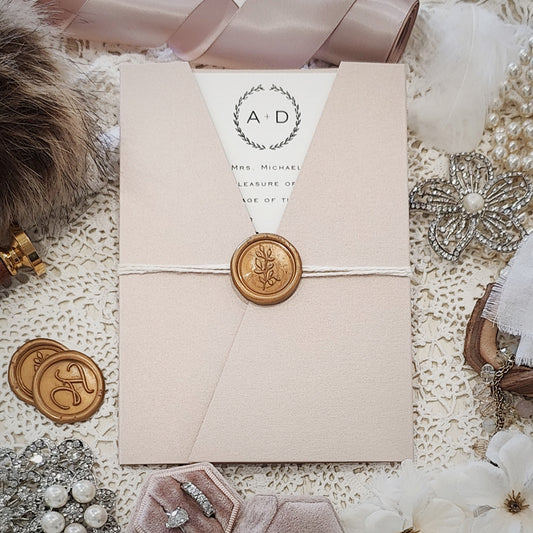 Gatefold Wedding Invitation 3320