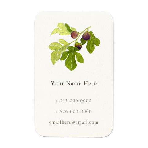Fig Stem Personal  Favor Tags