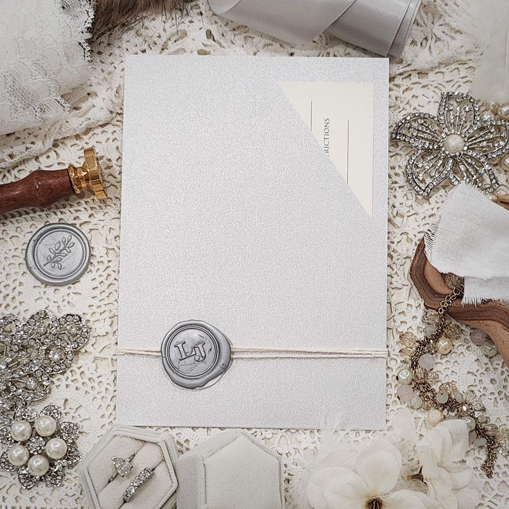 Pocket Wedding Invitation 3401