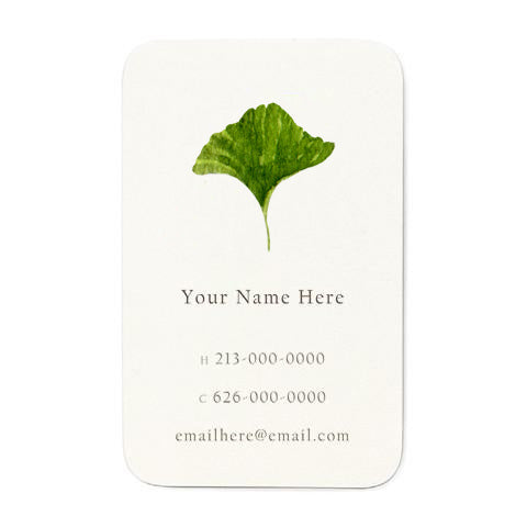 Ginkgo Leaf Personal  Favor Tags
