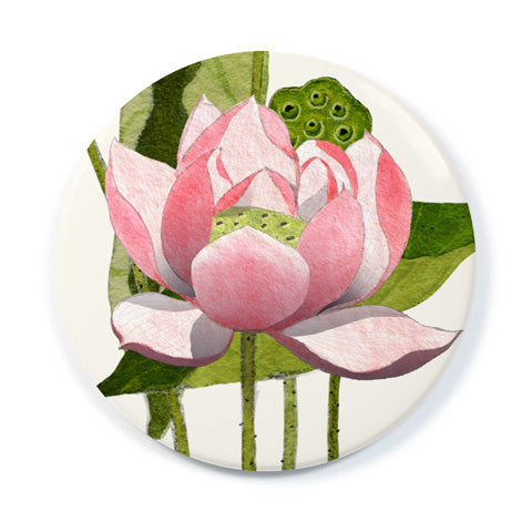 Lotus Blossoms Pocket Mirror