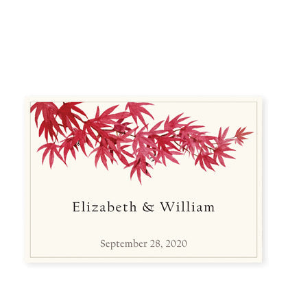 Japanese Red Maple Celebration Labels