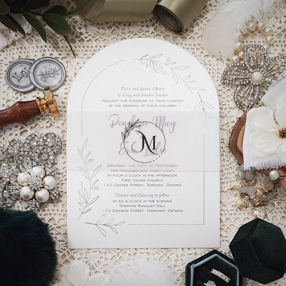 Arch Wedding Invitation 3601