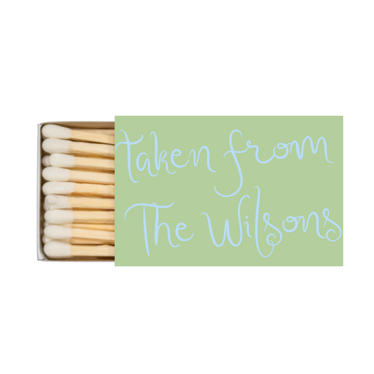 Green Taken From - Matches