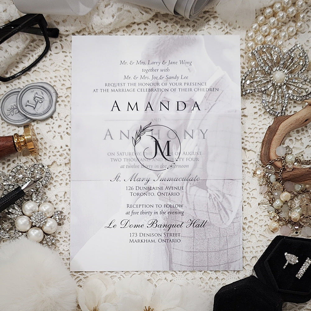 Photo Wedding Invitation 3900