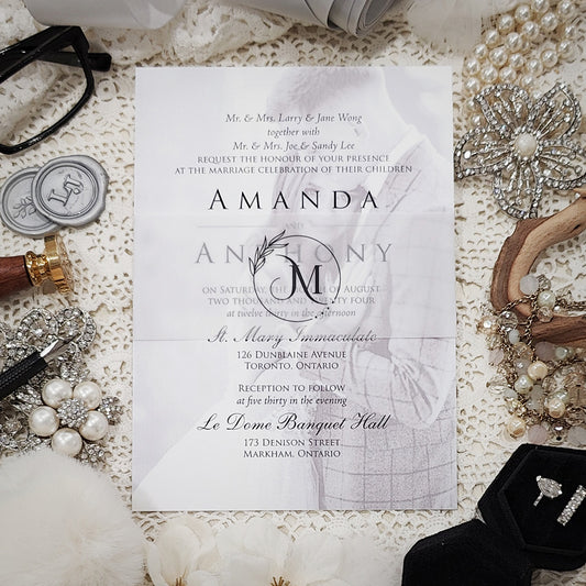 Photo Wedding Invitation 3900