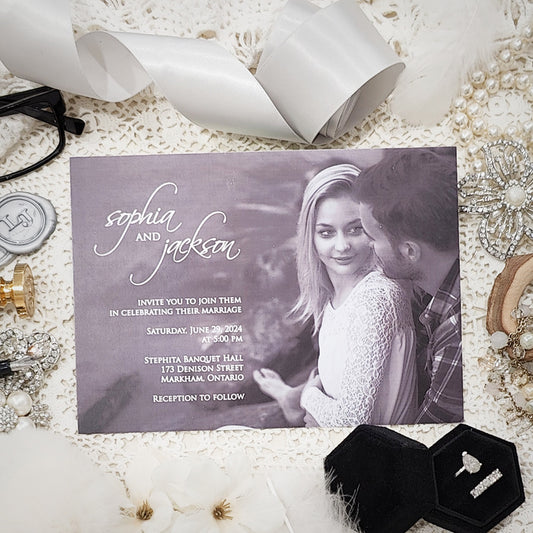 Photo Wedding Invitation 3904