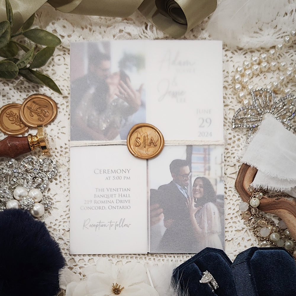 Photo Wedding Invitation 3908