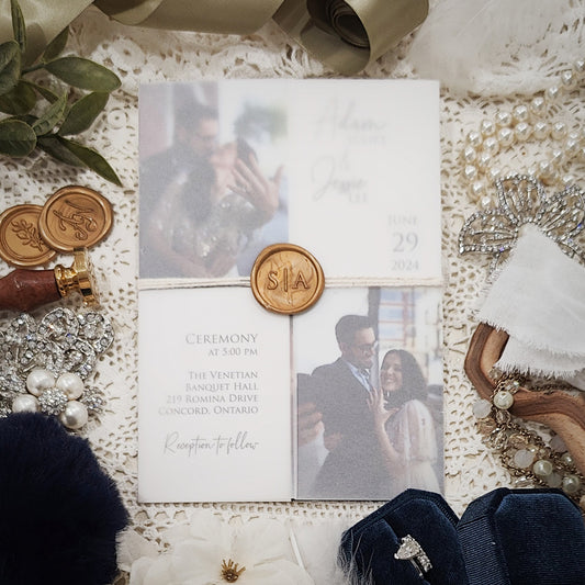 Photo Wedding Invitation 3908