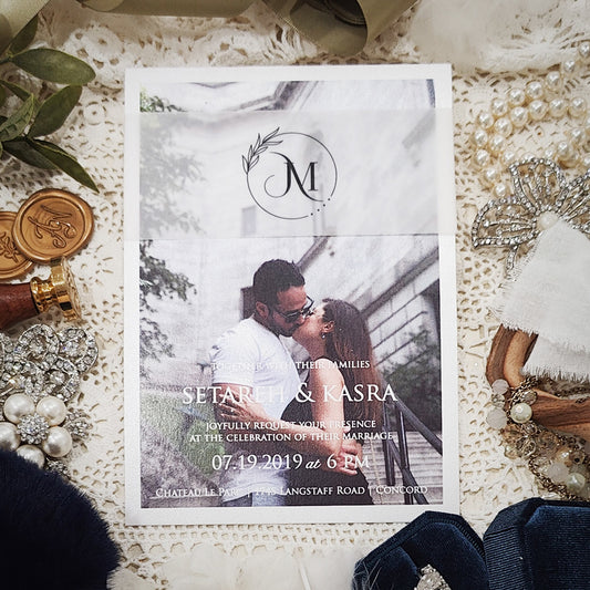 Photo Wedding Invitation 3909