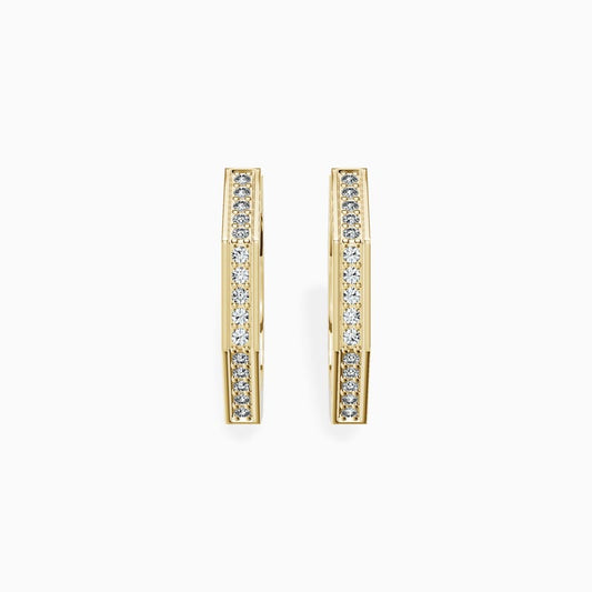 Hexa Diamond Hoops