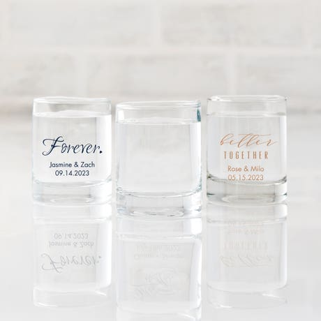 2.75 oz. Clear Shot Glass Favor - Blank | Designs Available