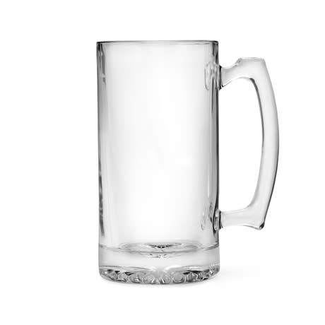 25 oz. Glass Beer Mug - Blank