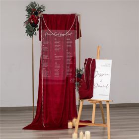 Clear Acrylic Wedding Table Sign - Welcome to Our Wedding