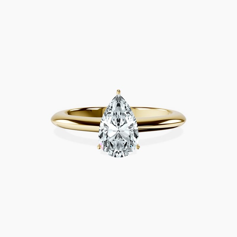 3 Prong Pear Ring