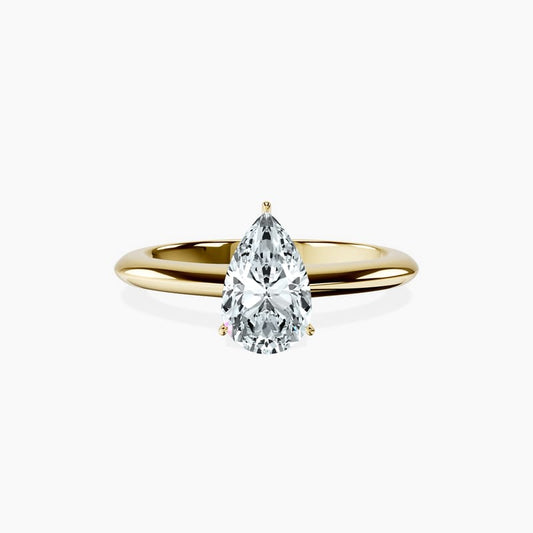3 Prong Pear Ring