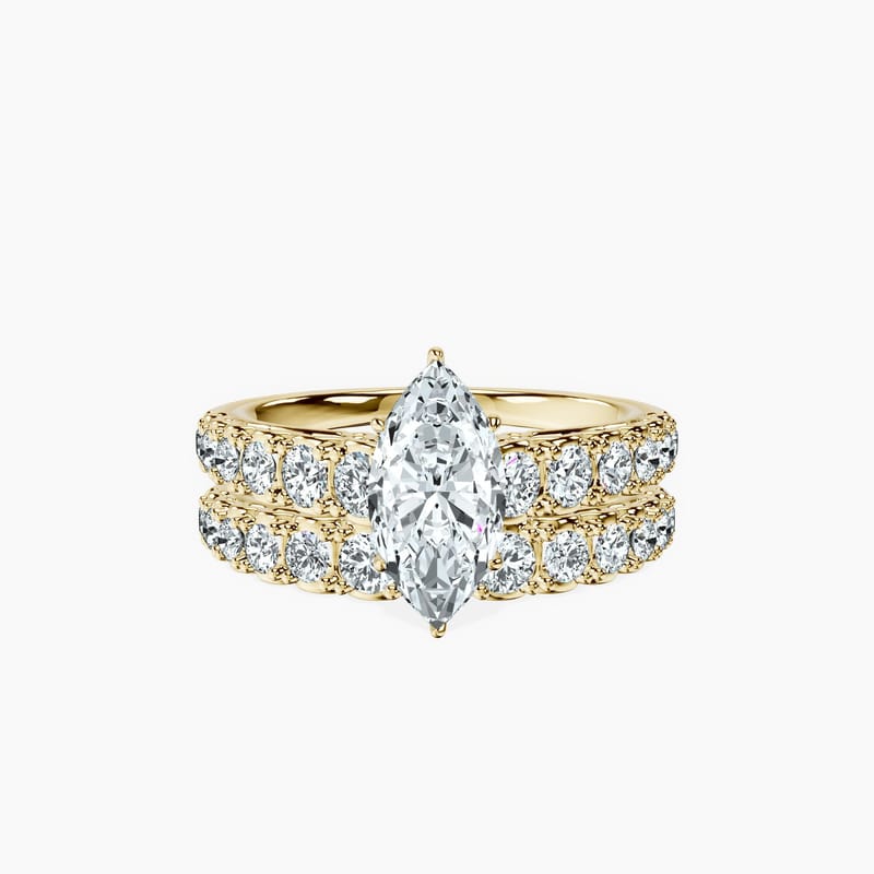 Graduated Marquise Ring