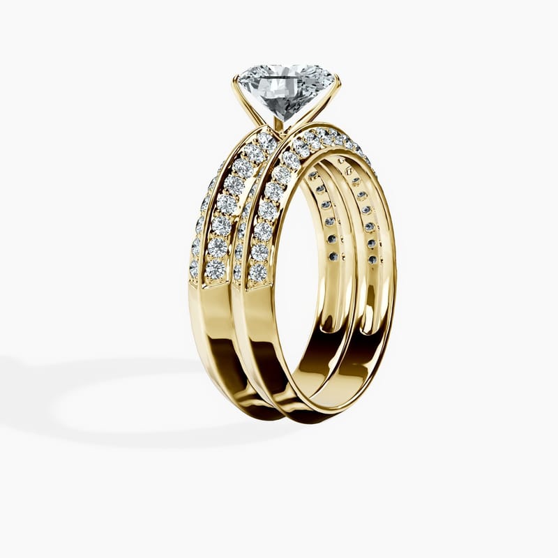 Knife Edge Heart Ring