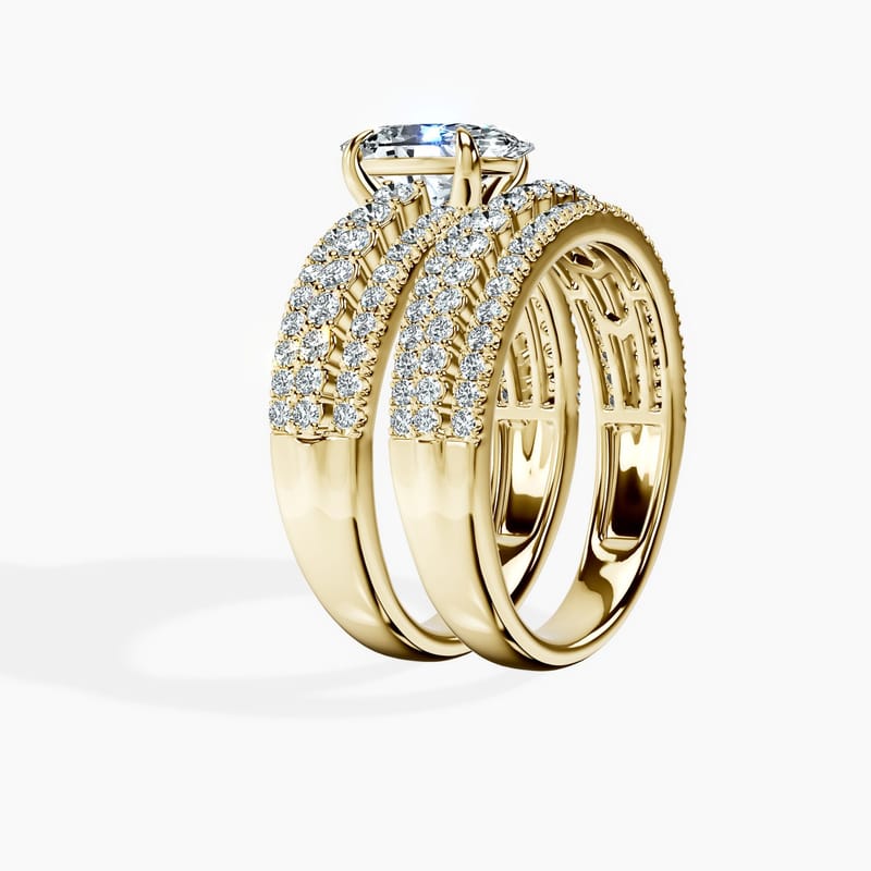 3 Row Oval Ring