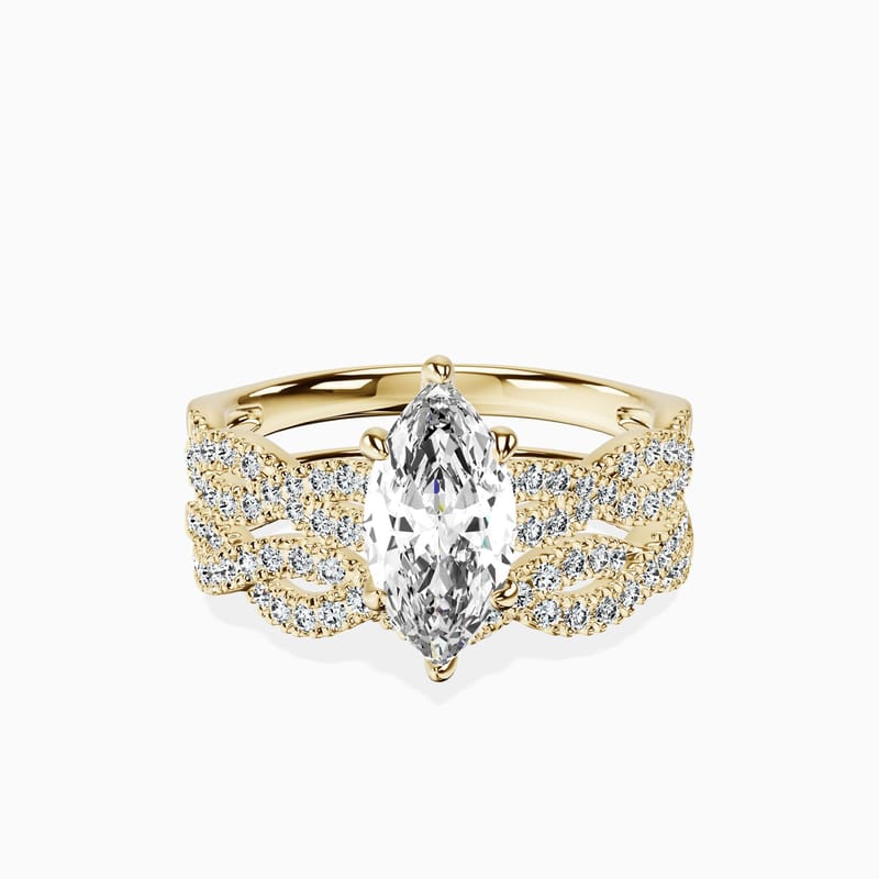 Infinity Marquise Ring