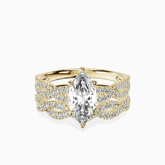 Infinity Marquise Ring