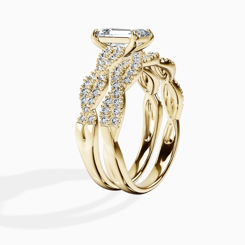 Infinity Emerald Ring