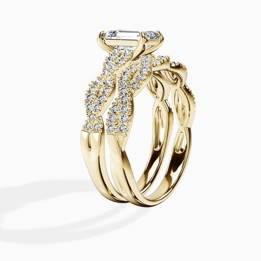 Infinity Emerald Ring