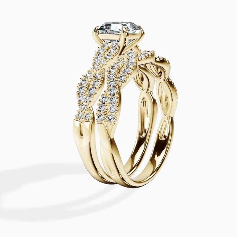 Infinity Asscher Ring