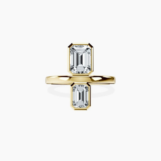 Emerald Duo Ring