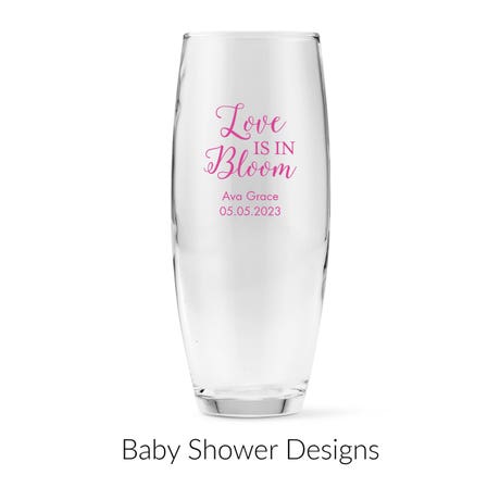 Personalized 9 oz. Stemless Toasting Champagne Flute Favor - Baby Shower | More Occasions