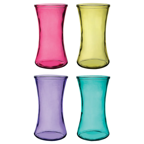 Glass Lollipop Gathering Vase Assortment Set of 4 | 8"