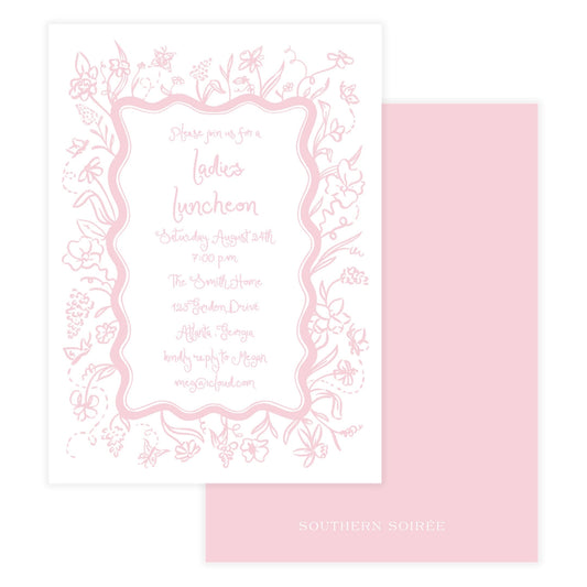 Floral Frame Invitation