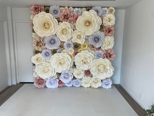 3D Paper Flower Walls Décor Offer