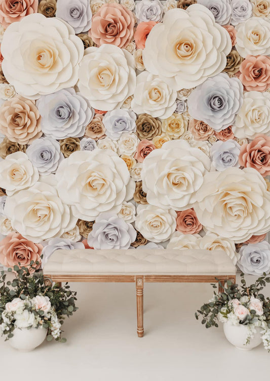 3D Paper Flower Walls Décor Offer