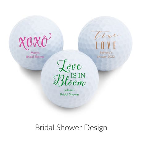 Personalized Golf Ball Wedding Favor - Bridal Shower | More Occasions