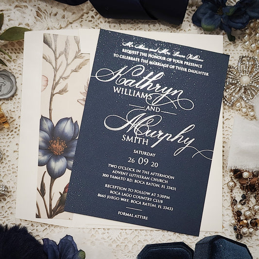 Foil Pressed Wedding Invitation 5210