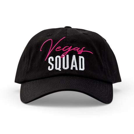 Women's Embroidered Bachelorette Party Dad Hat - Vegas Squad