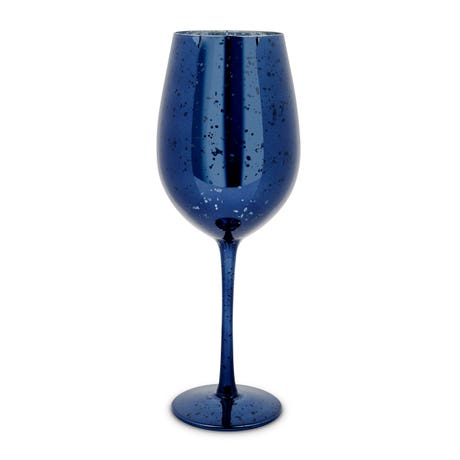 18 oz. Mercury Wine Glass  Navy Blue
